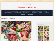 Tablet Screenshot of outpostartist.com